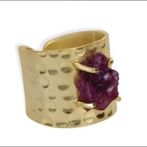 Myra Golden Poise Ring